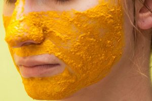 Homemade turmeric face mask for acne, scars, wrinkles and dark circles treatment