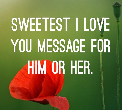 loving you message for him or her