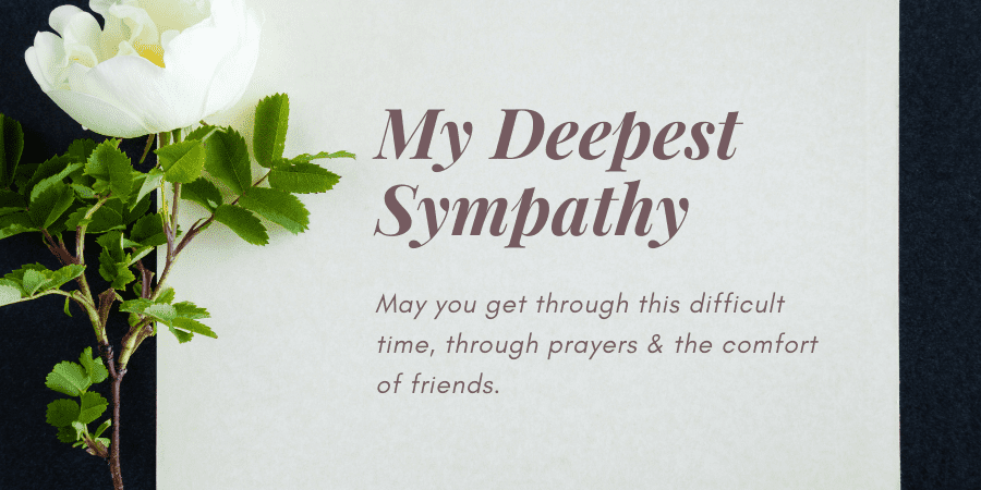 Messages of Condolence