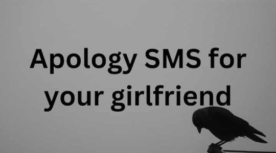 5 Romantic apology SMS for your girlfriend