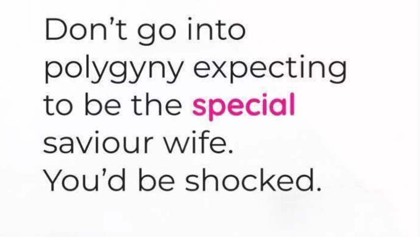 Why Entering Polygyny with the Right Mindset Matters