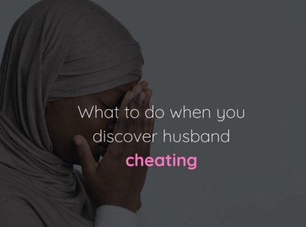 What to do when you discover husband cheating