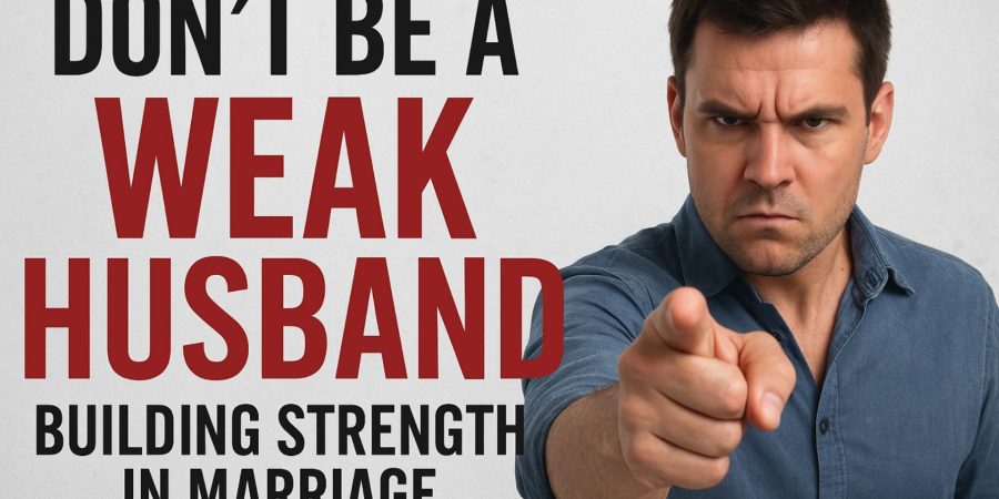 Don’t Be a Weak Husband: Building Strength in Marriage