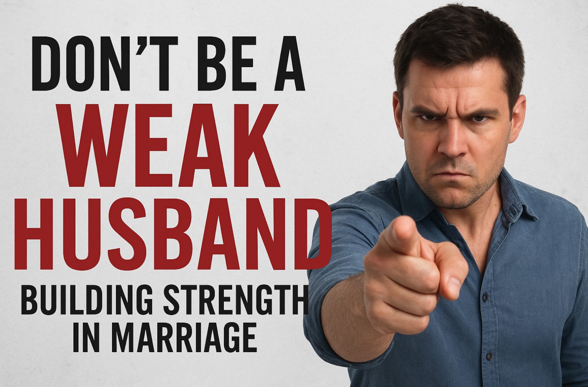 Don’t Be a Weak Husband: Building Strength in Marriage