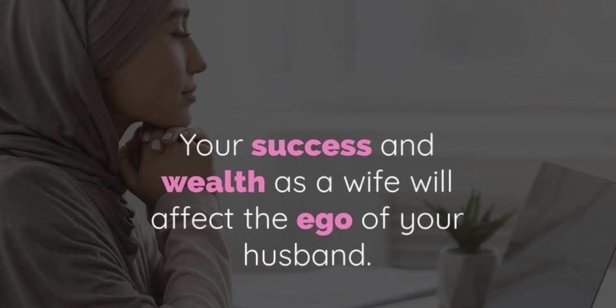 insecure husband threatened by wife's success